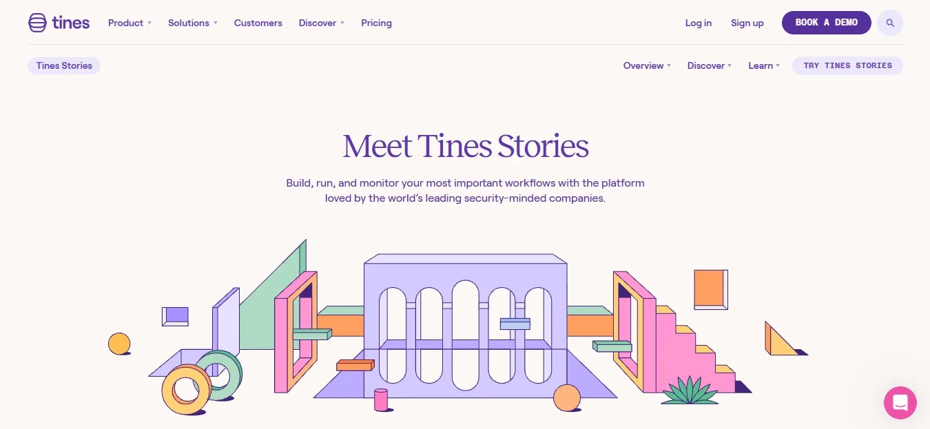 Tines — Best No-Code Build Velocity