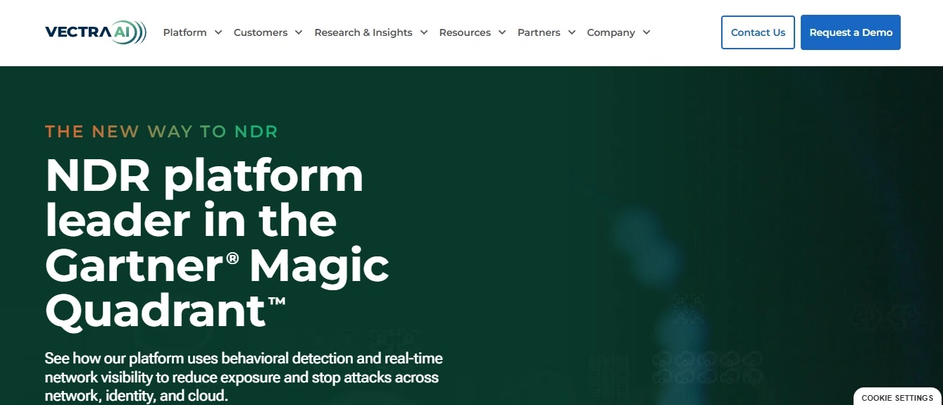 Vectra AI — Best Network+Identity Attack Signal